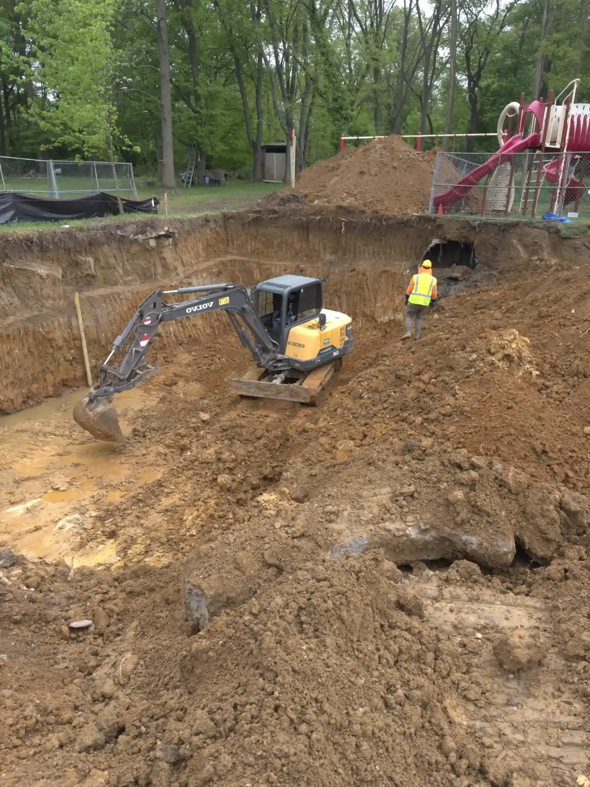 Site cleaning